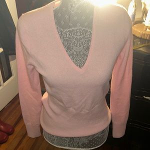 Cashmere Scoop Neck Sweater pink